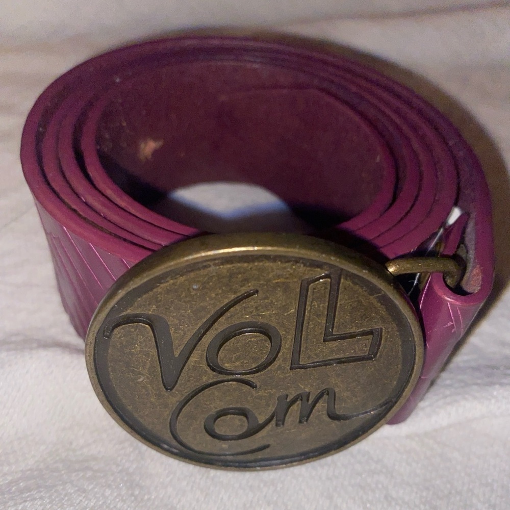 Volcom Crush Belt Purple W Hearts Rare